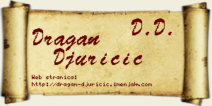Dragan Đuričić vizit kartica